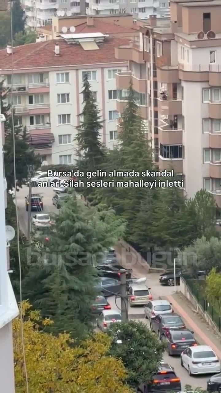 Bursa'da gelin almada skandal anlar! Silah sesleri mahalleyi inletti...