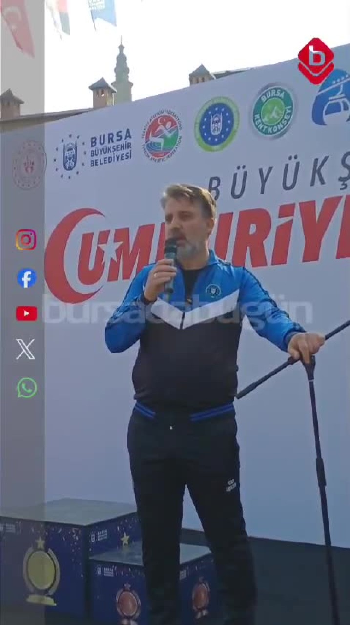 Bursa'da Cumhuriyet için koştular! İşte kazananlar...