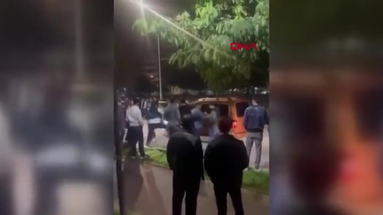 Bursa'da ortalık karıştı! Tekme ve yumruklar havada uçuştu