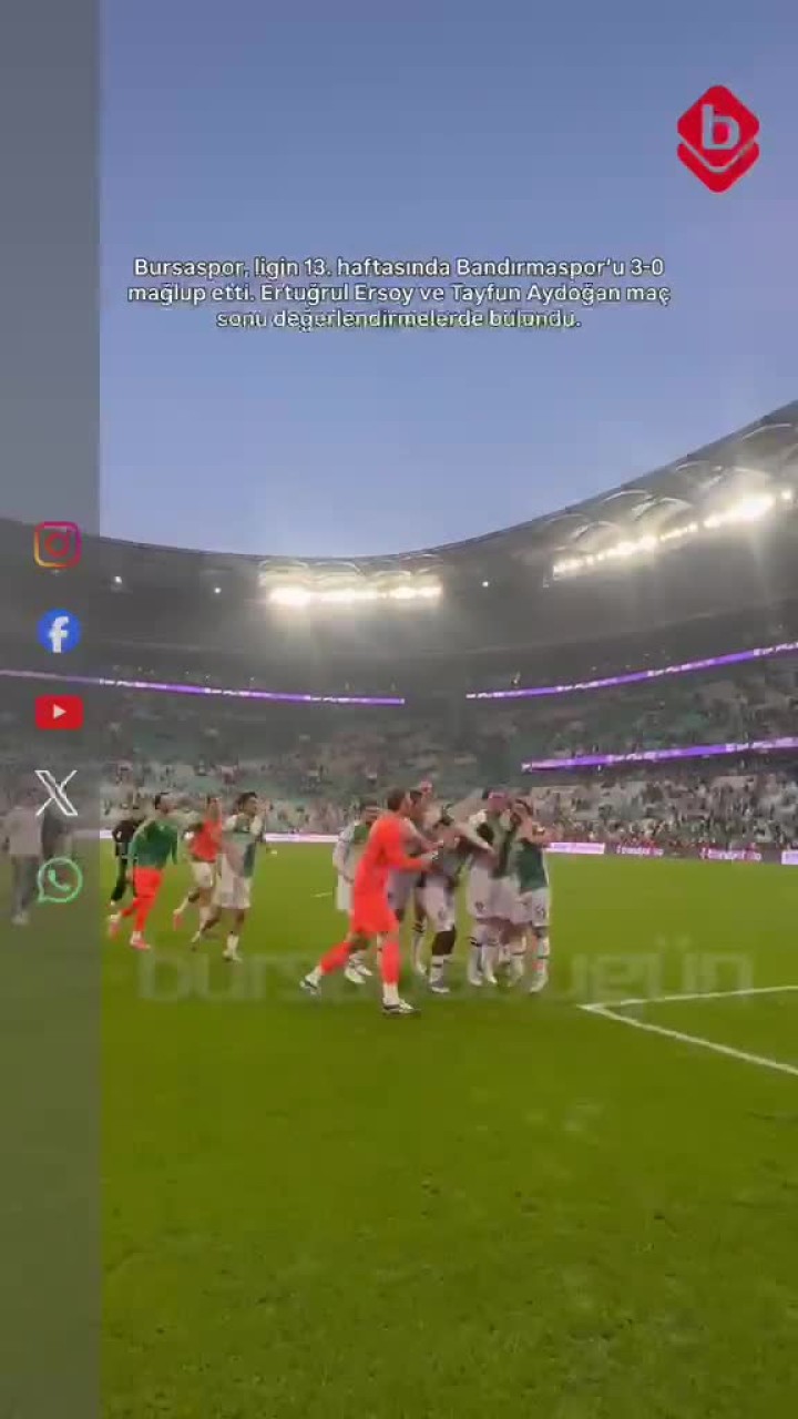 Bursaspor 3 puanı aldı! Kaptanlar maçı değerlendirdi