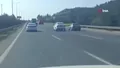 Otoyolda makas atınca 90 bin lira ceza yedi