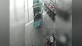 Hava basılan traktör lastiği bomba gibi patl...