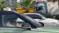 Mersin'de trafikte gerilim: Tırın çarptığı s...