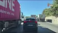 Bursa yolunda şeritler daraldı, trafik kilit...