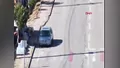 Dronlu denetimi fark edince araç içinde yer ...