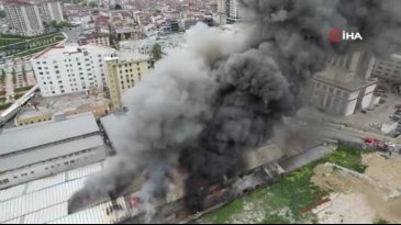 İstanbul'da fabrika yangını! -2