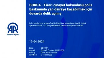 Bursa'da "Aranan Şahıslara" şafak vakti operasyon! 113 şüpheli yakalandı