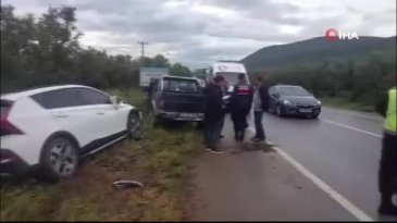 Bursa'da düğün konvoyunda kaza: 6 yaralı