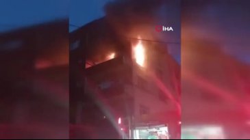 İstanbul'da 4 katlı binada yangın çıktı: 1 kişi yaralandı