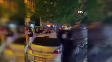 İzmir'de 'Göztepe' kutlamalarında ortalık savaş alanına döndü!
