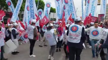 Bursa'da 1 Mayıs kutlamaları erken başladı