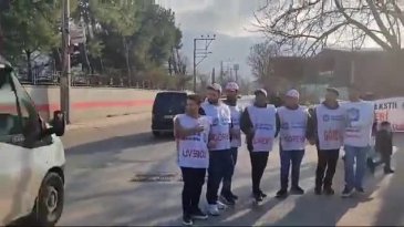 Bursa'da işçiler 1 Mayıs'ta sendikalaşma hakkını savundu