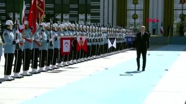 Cumhurbaşkanı Erdoğan, Kuveyt Emiri Al Sabah'ı karşıladı