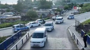 Tekirdağ'da Küme Evler'e polis baskını