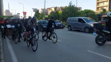 Nilüfer Kent Konseyi Bisiklet Grubu'ndan "Sessiz Sürüş"