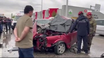Bursa'da çevre yolunda feci kaza! 2 can kaybı