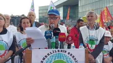 2017 Tüm Emekliler Sendikası'ndan "Açlığa ve Sefalete Hayır" mitingi