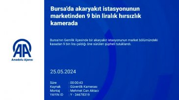 Bursa'da 9 bin liralık hırsızlık!