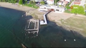 İznik'teki tarihi Bazilika havadan görüntülendi