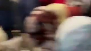 Nurettin Yıldız'a yumurtalı saldırı! Yaşanan arbede kamerada...