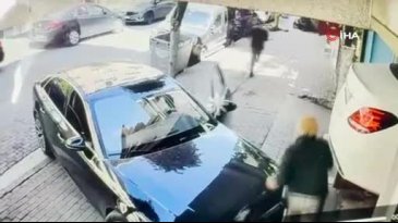 İstanbul'da patlama sırasında yaşananlar kamerada