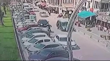 Bursa'da güpegündüz dehşet anları! Film sahnesi değil gerçek...