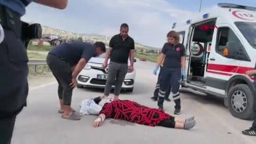 Bursa'da karşıdan karşıya geçerken ölümden döndü!