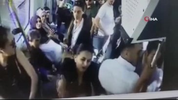 Marmaray'da çocuklu babaya yumruklu saldırı: Yeni görüntüler ortaya çıktı