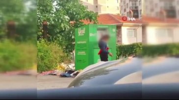 Bursa'da tehlikeli hırsızlık! Canlarını hiçe sayıp kıyafet çaldılar!