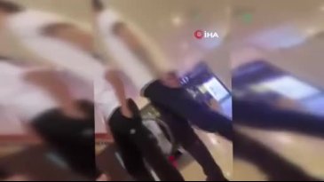 AVM'de dehşet anlar: Çıkartırsam gırtlağına sallarım