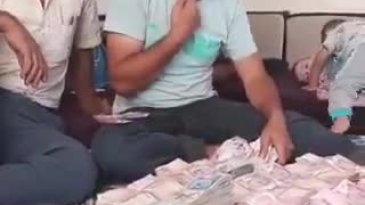 350 kurbanlık sattı, deste deste paraları önüne koyup böyle isyan etti!