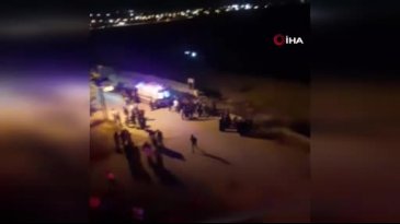Talihsiz çocuk, heyelan bölgesindeki çukura düştü!