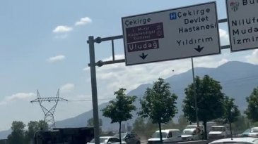 Bursa'da yürekleri ağza getiren kaza! Takla attı...