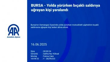 Bursa'da yolun ortasında boğazından bıçaklandı!