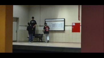 Bursa'da metro istasyonunda akılalmaz anlar!