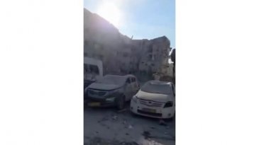 İsrail'de Gazze'yi andıran görüntüler!