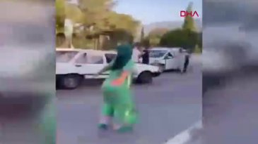 Bursa'da hem kazaya karıştı, hem dehşet saçtı!