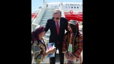 Cumhurbaşkanı Erdoğan'a havalimanında coşkulu karşılama