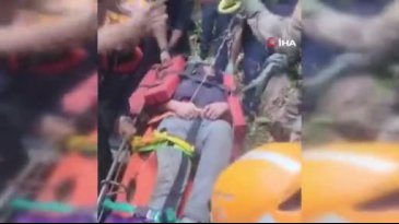 Uludağ'da endişeli saatler! Protez ayağı çıkınca...