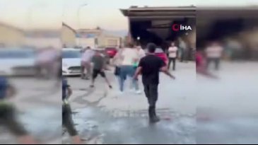 Sanayide kaza sonrası meydan savaşı!