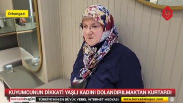 Bursa'da yaşlı kadına acımadılar! Son anda kurtuldu