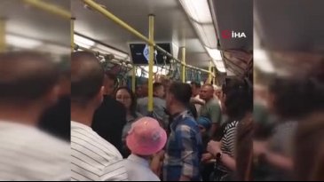 Bursa metrosunda ortalık birbirine girdi!