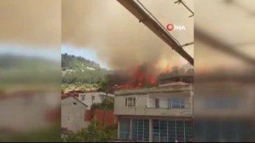 Bursa'da alevler köye sıçradı! Bölge tahliye ediliyor...