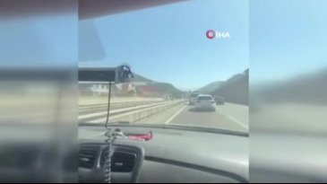 Sirenleri umursamadı, orman yangına giden ekibe yol vermedi