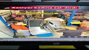 Bursa'da zincir markette infial yaratan görüntüler!