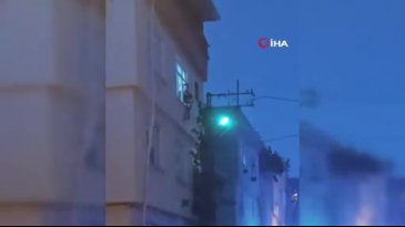 Bursa'da herkesi sokağa döktü! Korku dolu anlar...
