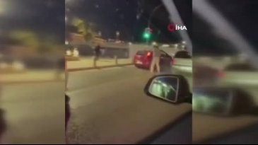 Bursa'nın en işlek bölgesinde dehşet! Önüne geleni ezmeye çalıştı...