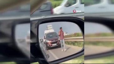 Bursa'da otobanda vatandaştan ceza! "Adam gibi adam"