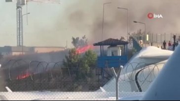 Havalimanında yangın paniği!