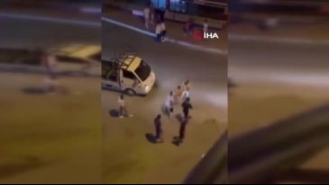 Kadınlara rahatsızlık verdiği iddia edilen şahsa mahalle dayağı